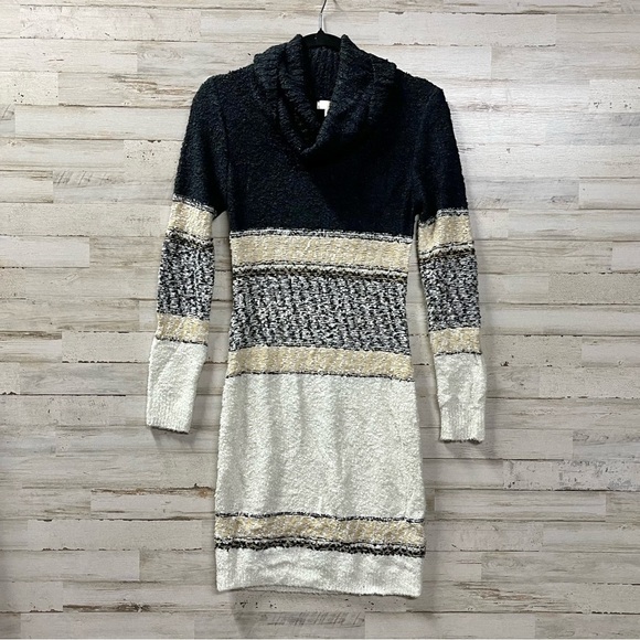 C Sweaters - C Charming Charlie Cowl Neck Sweater Dress